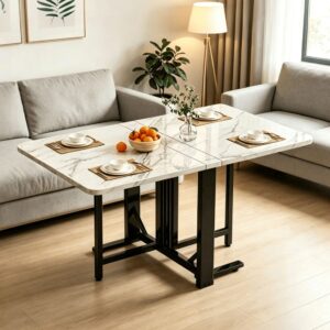 Marble top dining table