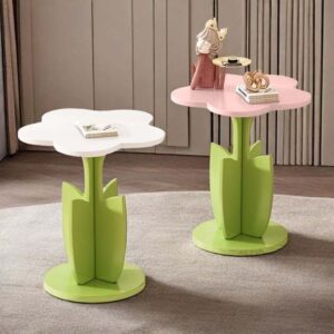 Flower shaped side tables
