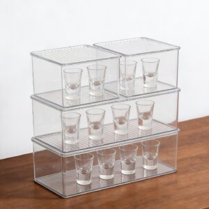 Clear acrylic glass organizer